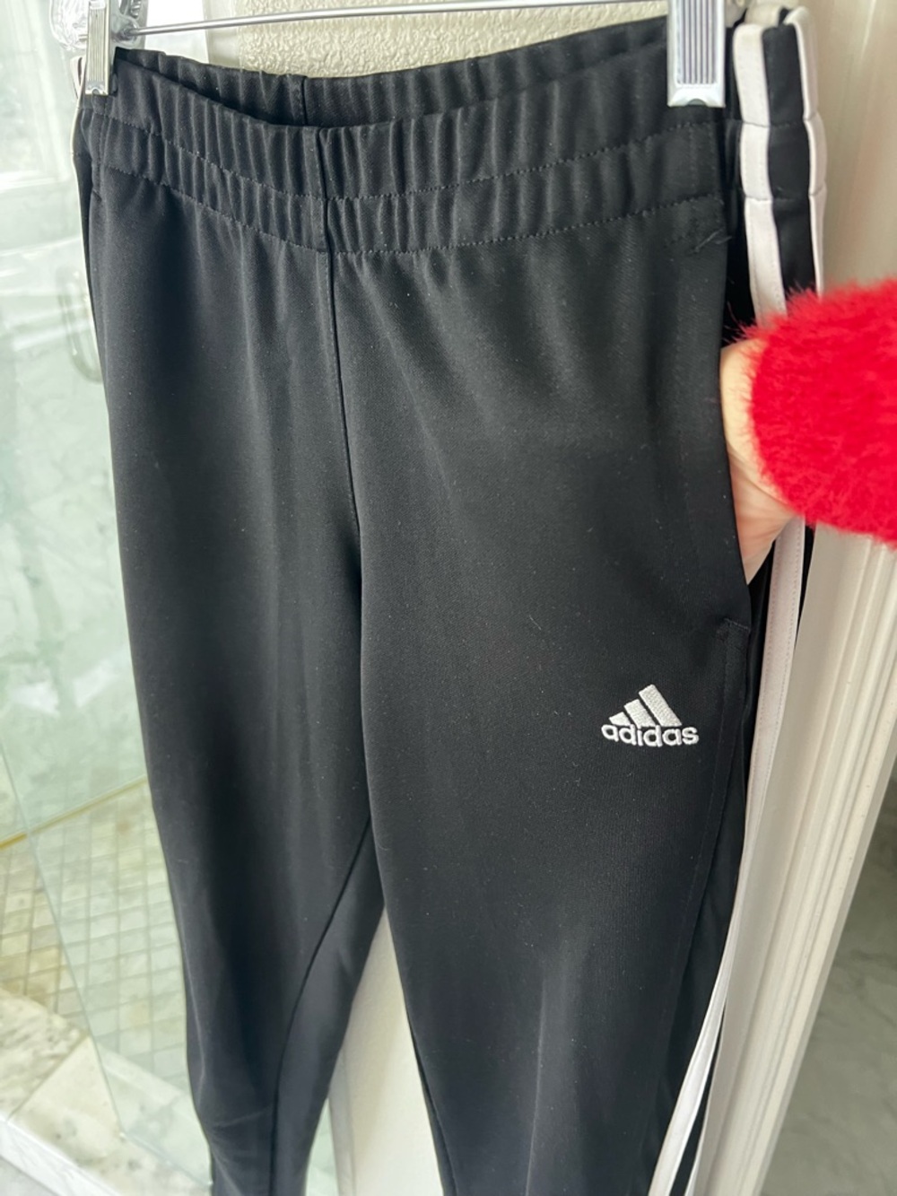 Women’s Small Adidas Black & White Track Pants - Picture 3 of 12